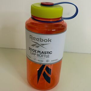 NWT Reebok Orange and Yellow Water Bottle